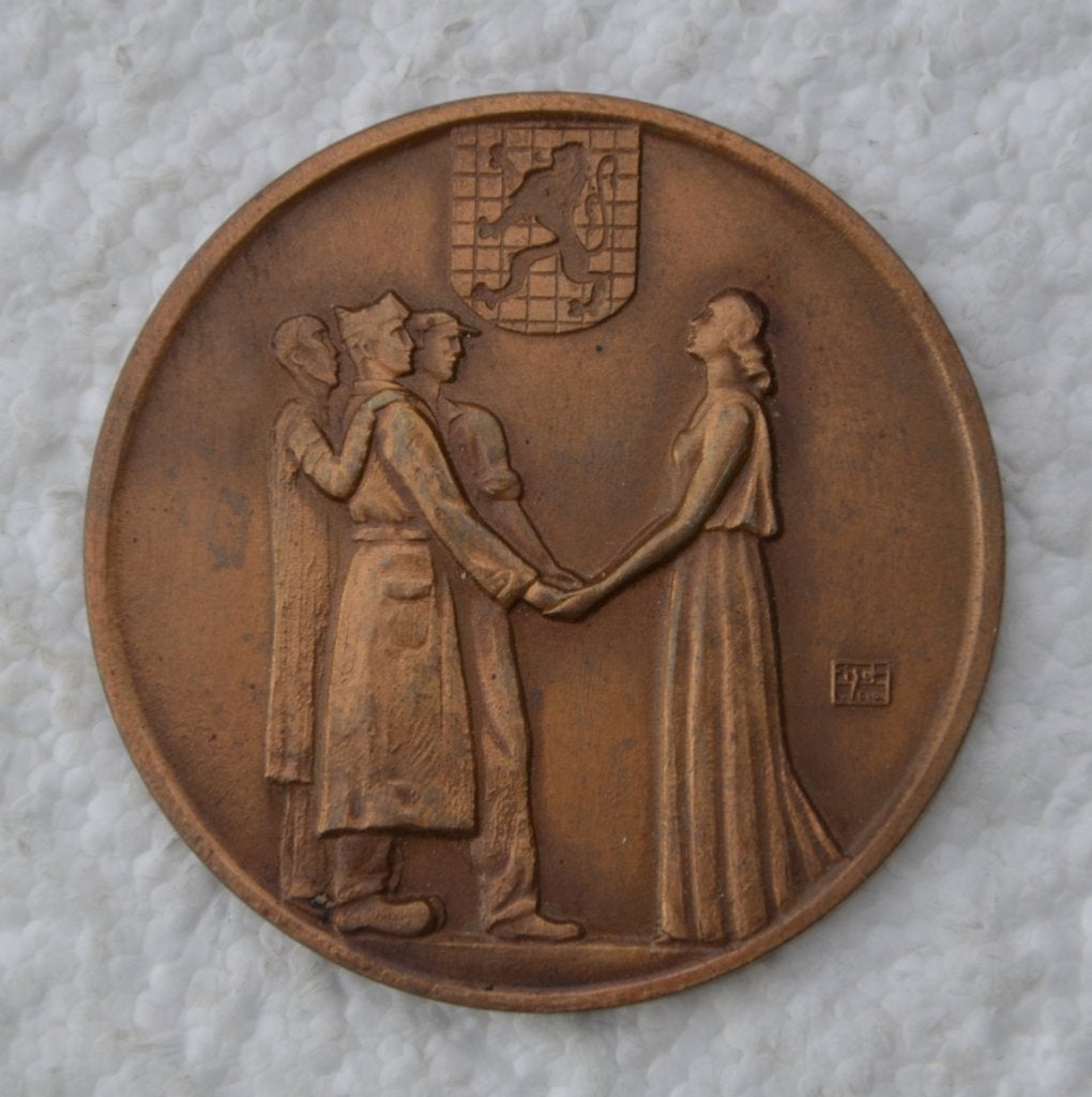 Medaille, Penning, JETTE, krijgsgevangenen, weggevoerden WO2, Collections, Enlèvement ou Envoi, Armée de terre, Ruban, Médaille ou Ailes