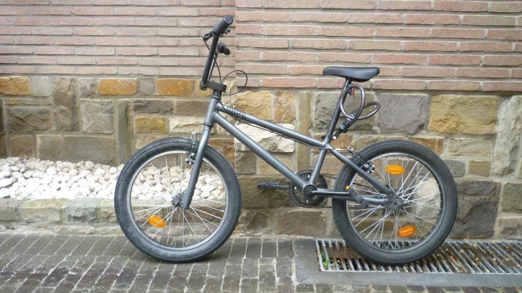BMX Wipe Grey BTwin 20'' 9-14 ans, Vélos & Vélomoteurs, Frein sur jante, V-brakes, Enlèvement, BTwin Décathlon