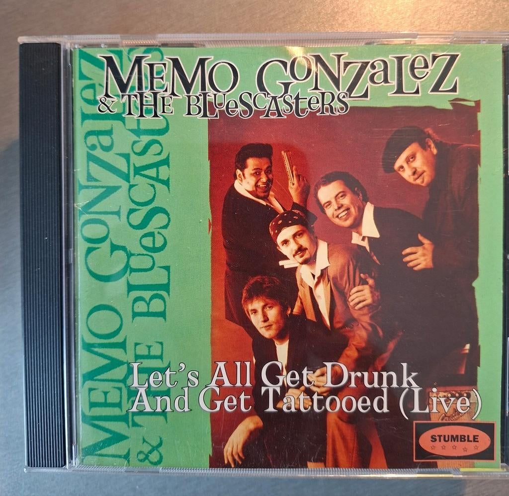 Cd. Memo Gonzalez. Let's all get drunk... (Live)., Cd's en Dvd's, Cd's | Jazz en Blues, Ophalen of Verzenden, Gebruikt