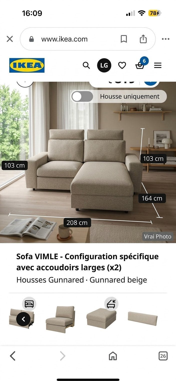 Divan avec meridienne et espace de rangement, Enlèvement, Comme neuf, Deux personnes, Banc d'angle
