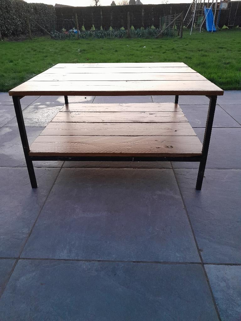 Salontafeltje, Ophalen, 50 tot 100 cm, 50 tot 75 cm, Vierkant