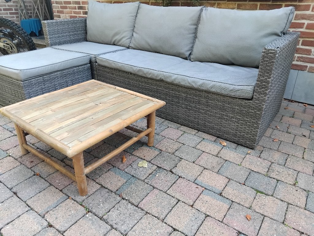 lounge set met salontafel, Tuin en Terras, Ophalen, Gebruikt, Loungeset