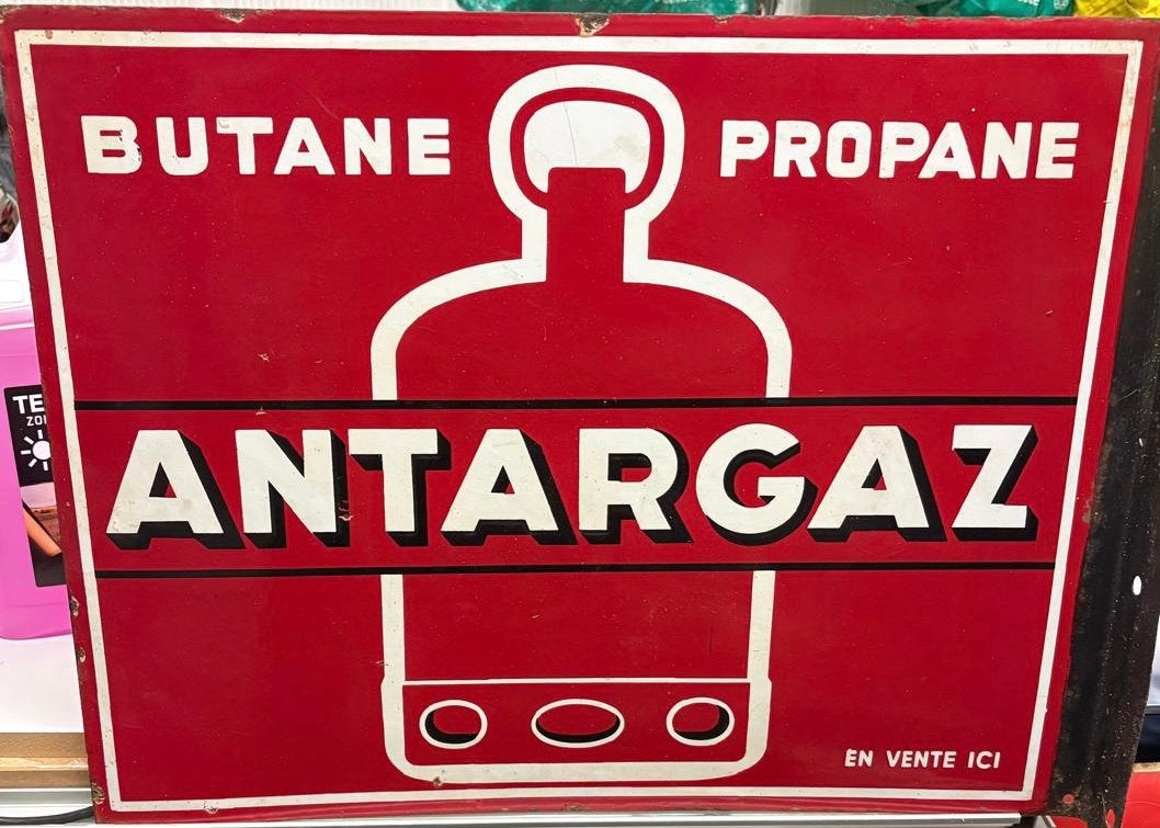 Plaquee émaillée Antargaz, Collections, Enlèvement