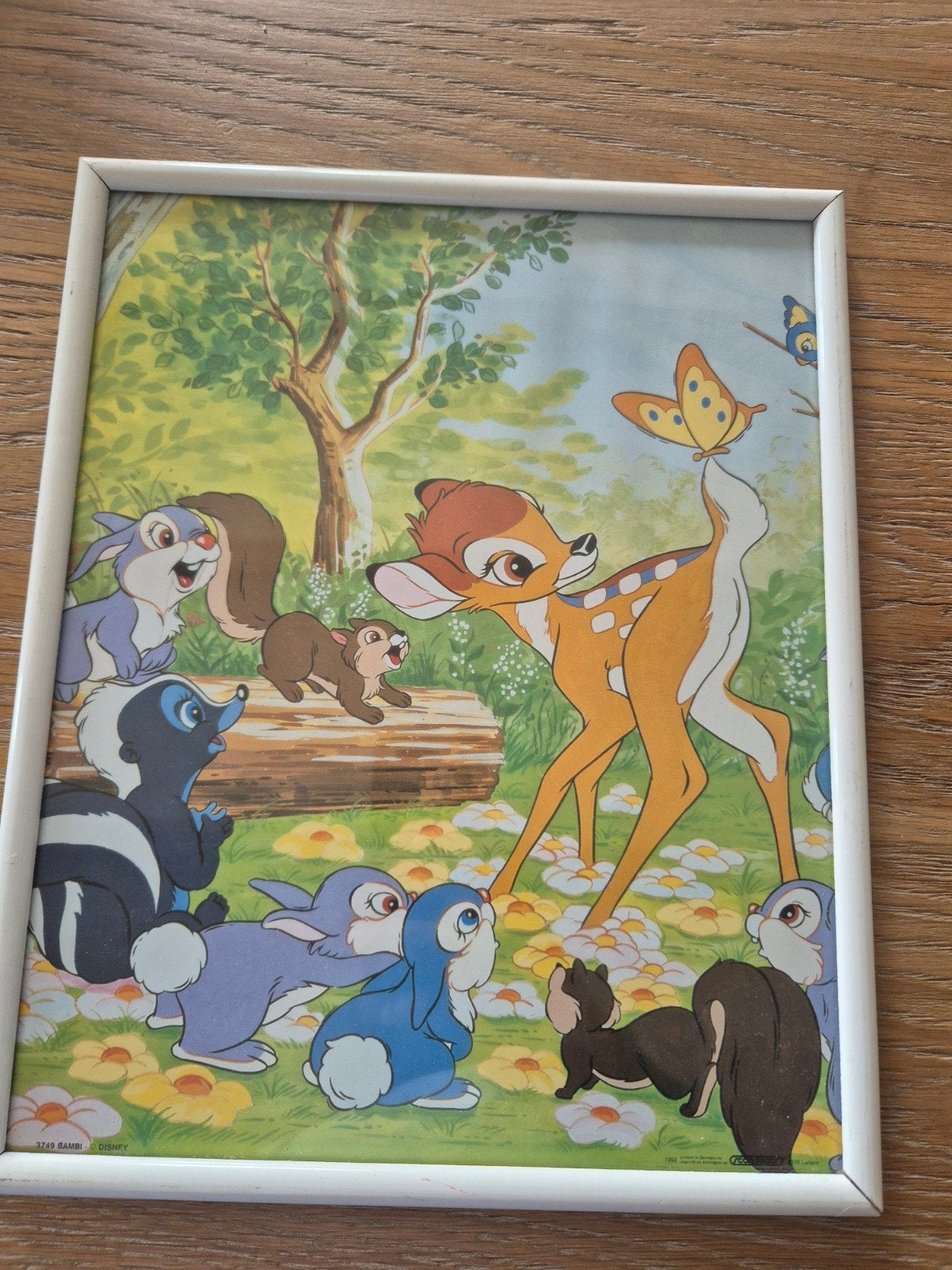 Vintage bambi schilderij disney, Ophalen of Verzenden