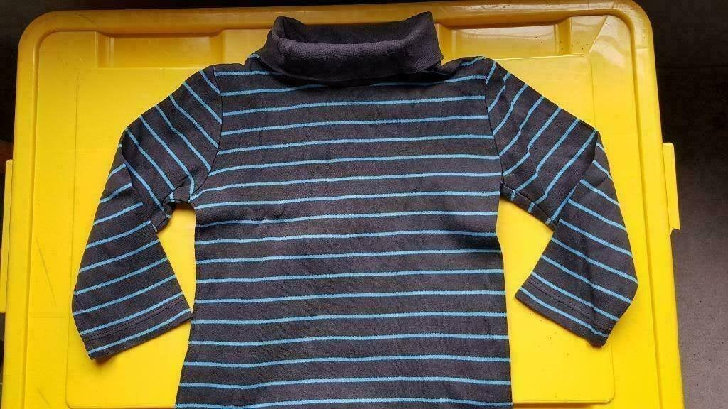 gestreepte rolkraag / longsleeve H&M maat 86 - 92, Kinderen en Baby's, Gebruikt, H&M, Ophalen of Verzenden, Jongetje
