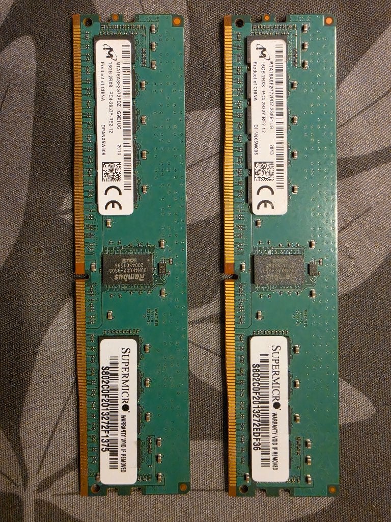 servergeheugen supermicro, Computers en Software, RAM geheugen, Ophalen, Zo goed als nieuw, Server, 16 GB