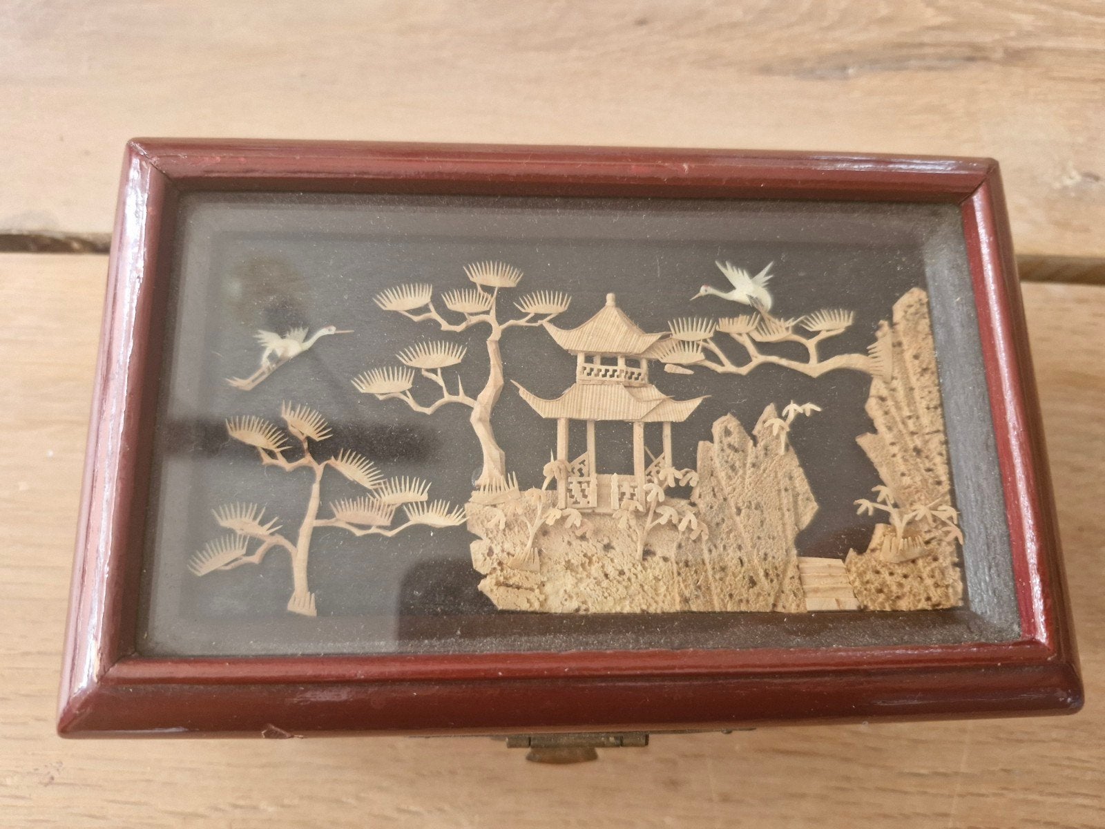 Vintage Chinees juwelendoosje, Antiek en Kunst, Ophalen