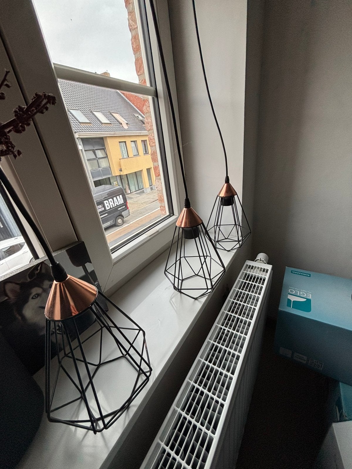 EGLO Tarbes hanglamp Ø32,5 cm – zwart/koper, Suspension, Noir, Enlèvement, Eglo