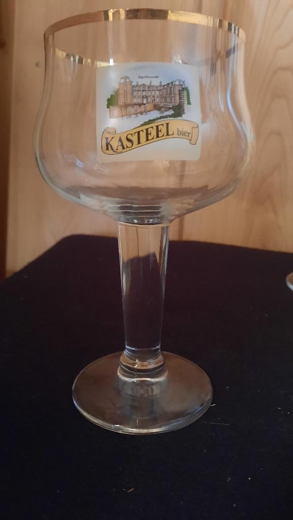 glas KASTEELBIER, Verzamelen, Ophalen of Verzenden, Bierglas