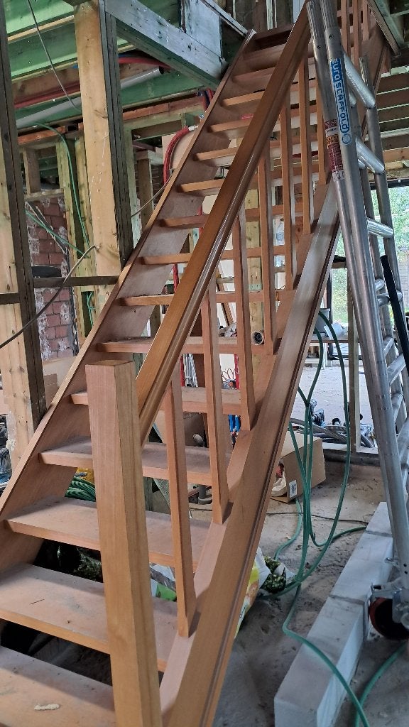 Houten trap (beuk), Doe-het-zelf en Bouw, Ophalen, Gebruikt, Trap, 2 tot 4 meter