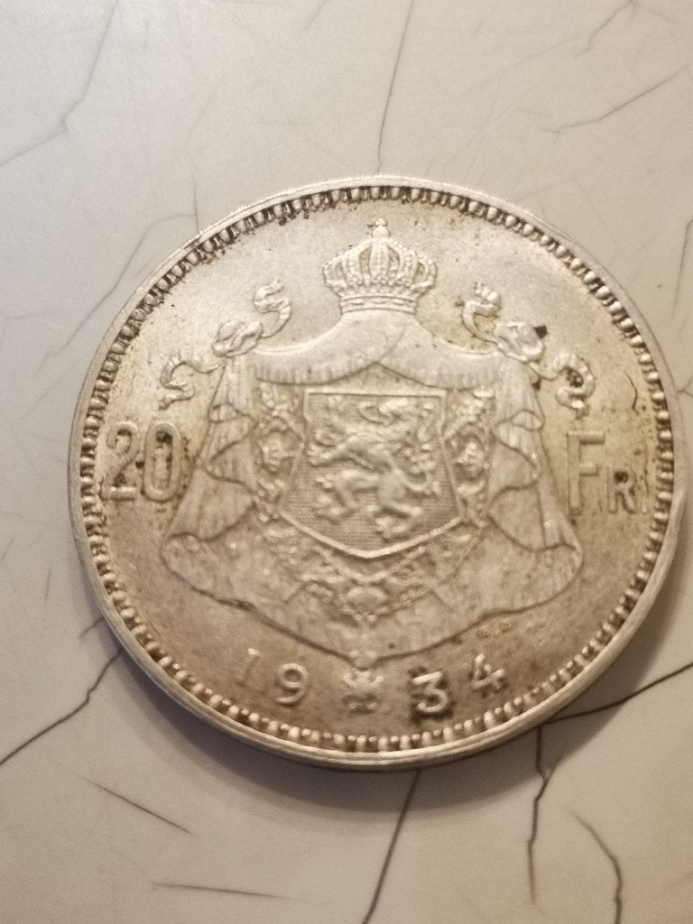 20 bfr 1934 avec le roi Albert, Enlèvement ou Envoi