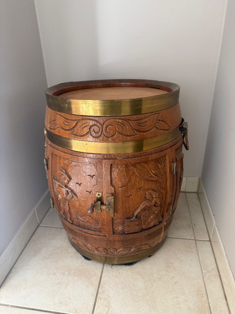 Mini bar hout, Huis en Inrichting, Ophalen, Gebruikt