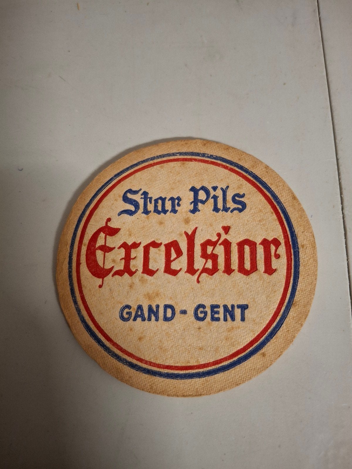 vooroorlogs bierviltje star pils gent, Collections, Enlèvement ou Envoi