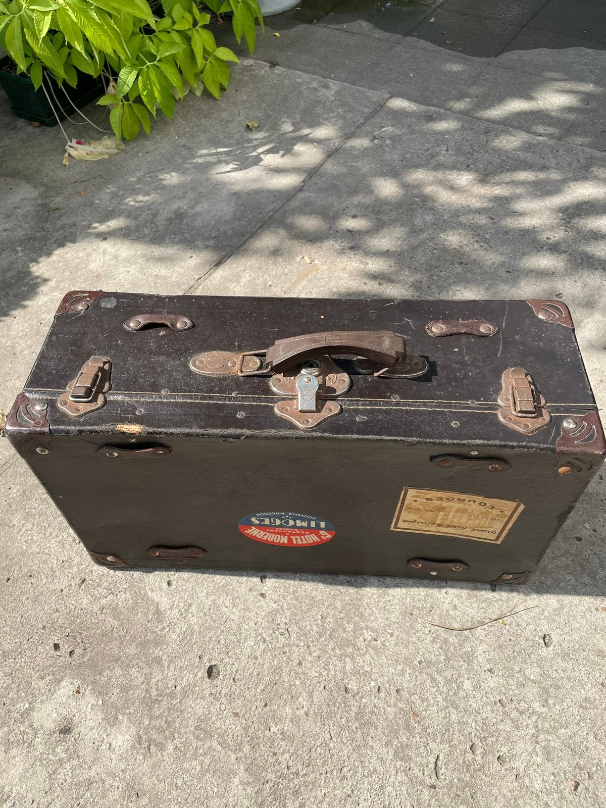 Vintage koffer jaren 1930-40, Ophalen of Verzenden, Gebruikt