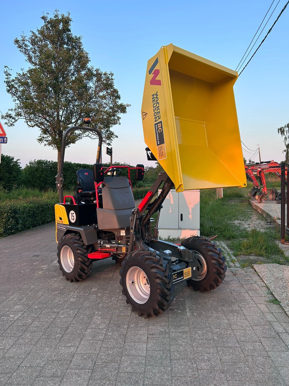 Wieldumper te huur !, Ophalen