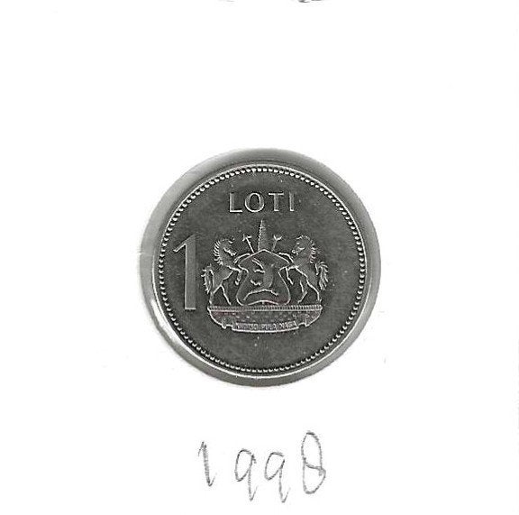 Lesotho, 1 Loti 1998., Timbres & Monnaies, Monnaies | Afrique, Enlèvement ou Envoi, Autres pays, Monnaie en vrac