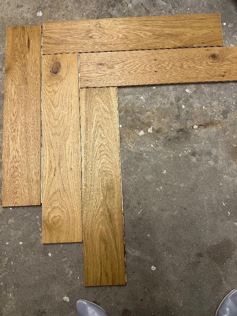 Parquet à chevrons (chêne), Bricolage & Construction, Enlèvement, Neuf
