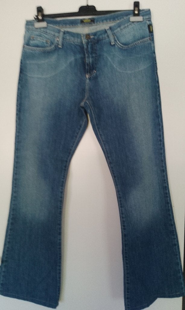 Versace originele jeans, vintage, maat 31, Kleding | Dames, Maat 38/40 (M), Blauw, Ophalen of Verzenden, Versace