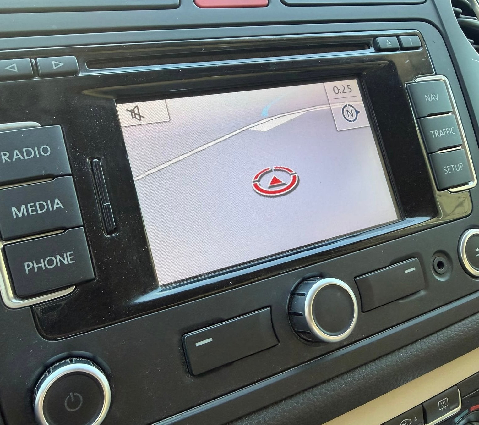 Autoradio original golf ou vw, Ophalen of Verzenden, Zo goed als nieuw