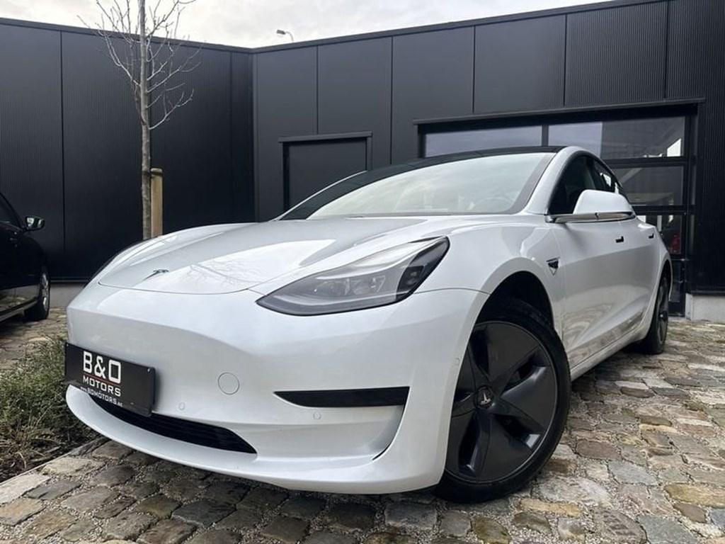 Tesla Model 3 Standard Plus RWD  TREKHAAK,19421 +BTW, Automaat, Zwart, Wit, 240 kW