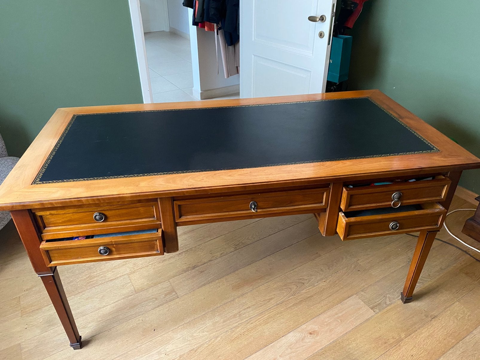 Bureau de style merisier, Maison & Meubles, Classique, Enlèvement, Utilisé, Bois