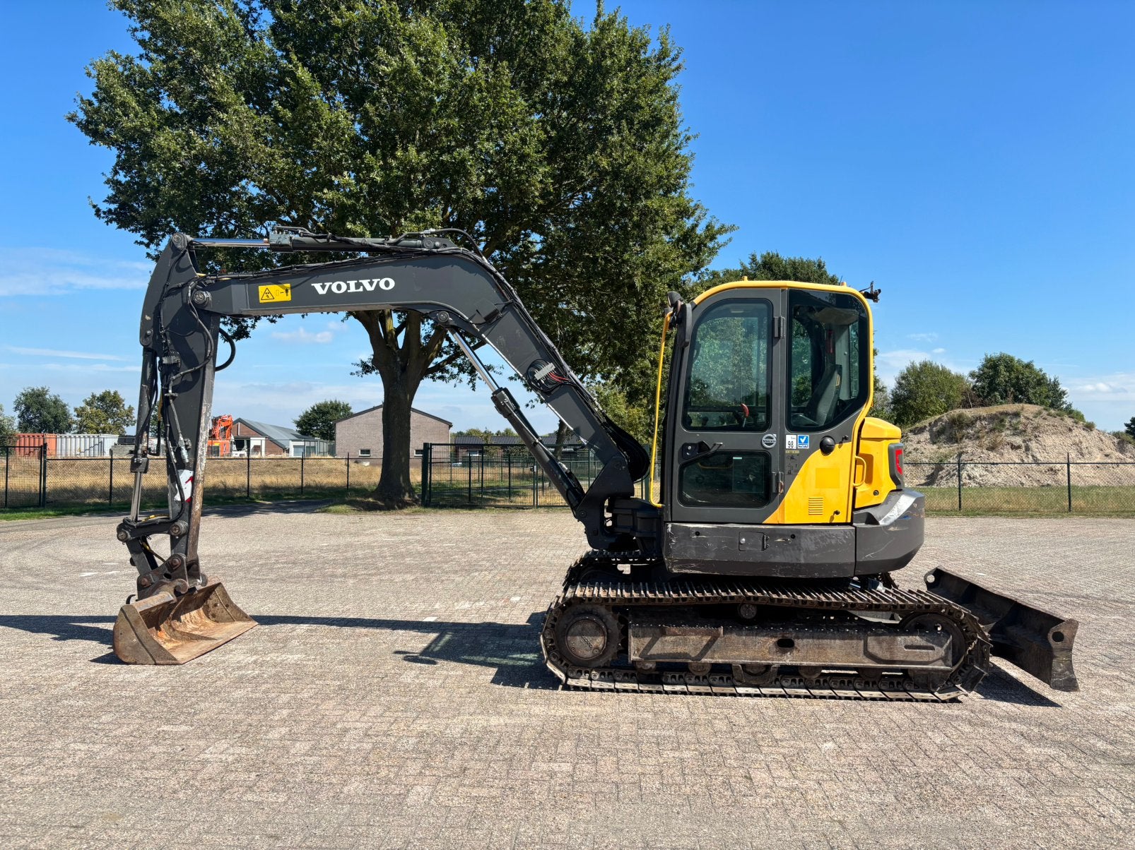 Volvo ECR88D Minigraver graafmachine Sloop/Sorteer A/C, Enlèvement