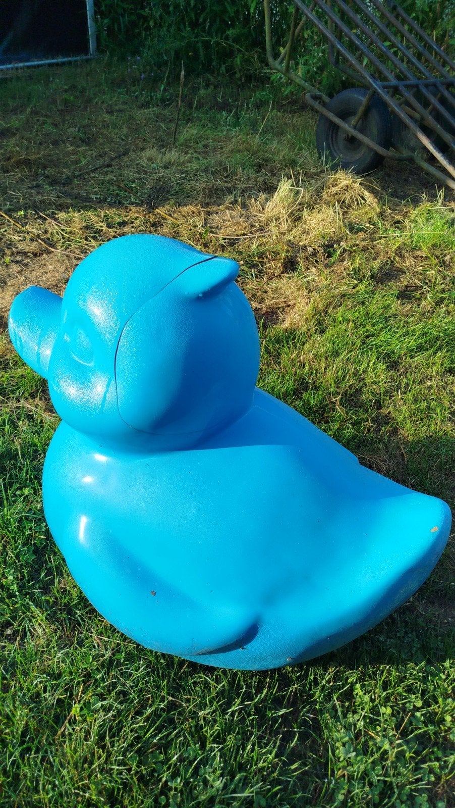 Eend in kunststof, Tuin en Terras, Tuinbeelden, Ophalen, Kunststof