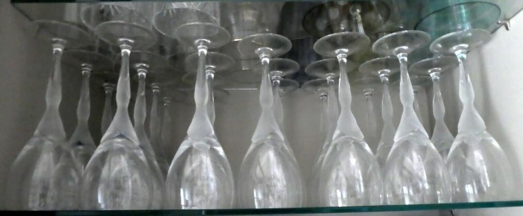24 verres en cristal - neufs !, Antiquités & Art, Enlèvement