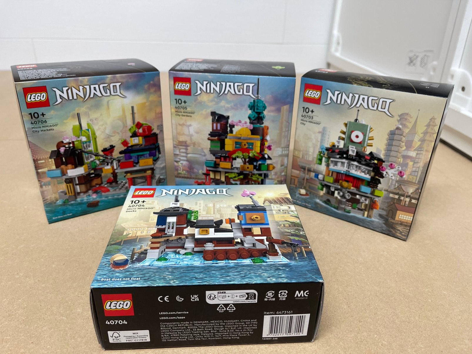 Volledige serie ninjago (docks,city,markets,gardens) - nieuw, Ongeopend/sealed, Lego, Nieuw, Ophalen of Verzenden