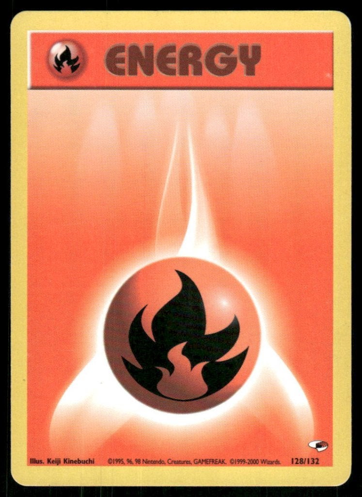 Fire Energy 128/132 - Gym Heroes (EX), Envoi, Utilisé