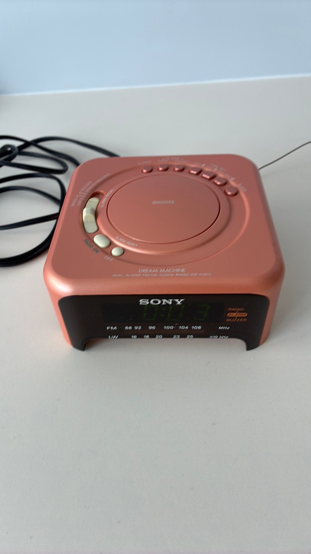 Sony - Radio Reveil, Enlèvement ou Envoi, Utilisé, Radio