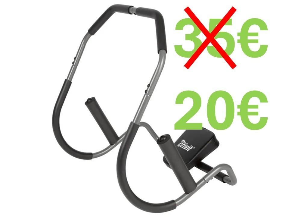 Lot de fitness complet - Haltères 5€, 10€, 20€,, Enlèvement, Comme neuf, Abdominaux, Barre de traction