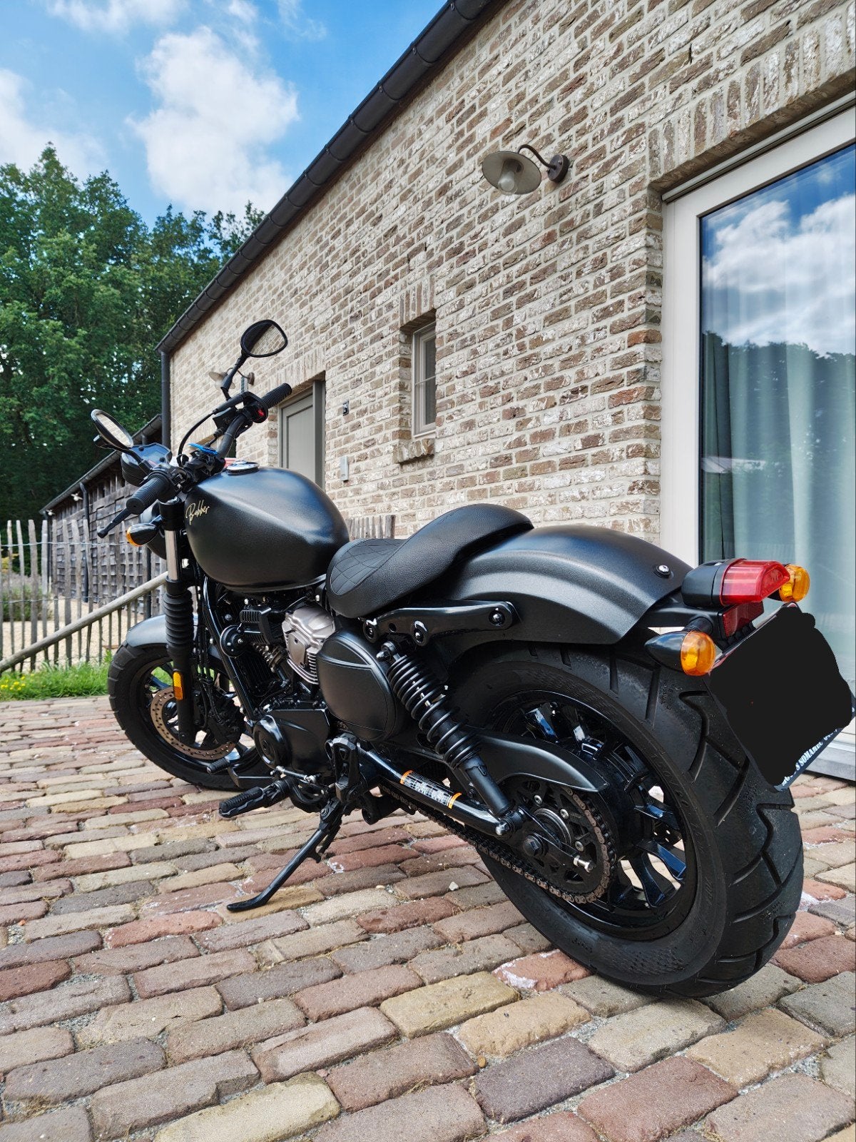 Hyosung Bobber 125, Motoren, 2 cilinders, Occasion, Chopper, Particulier