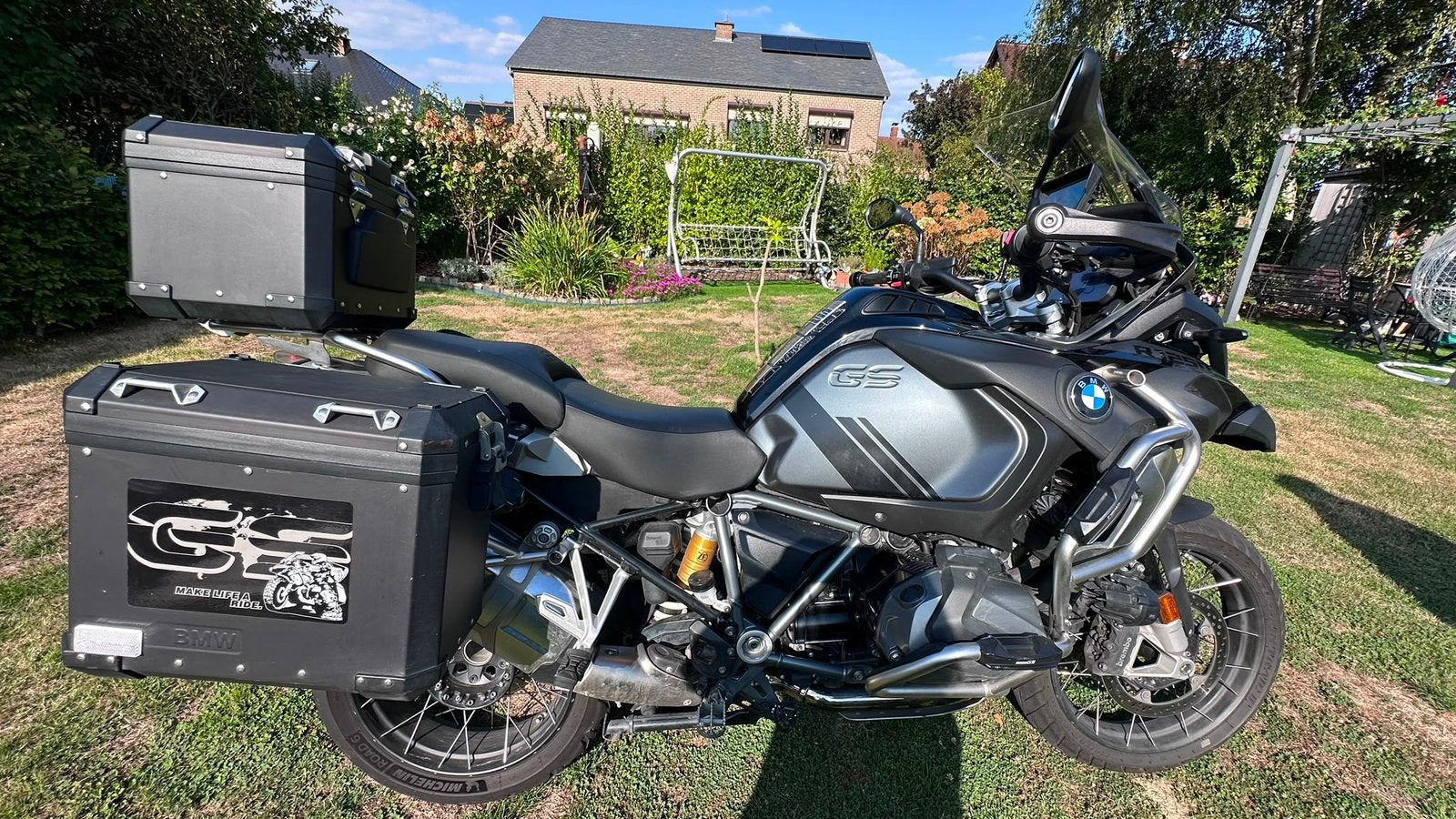 Moto BMWTRIPLE BLACK, Motoren, Accessoires | Koffers en Tassen, Ophalen, Zo goed als nieuw