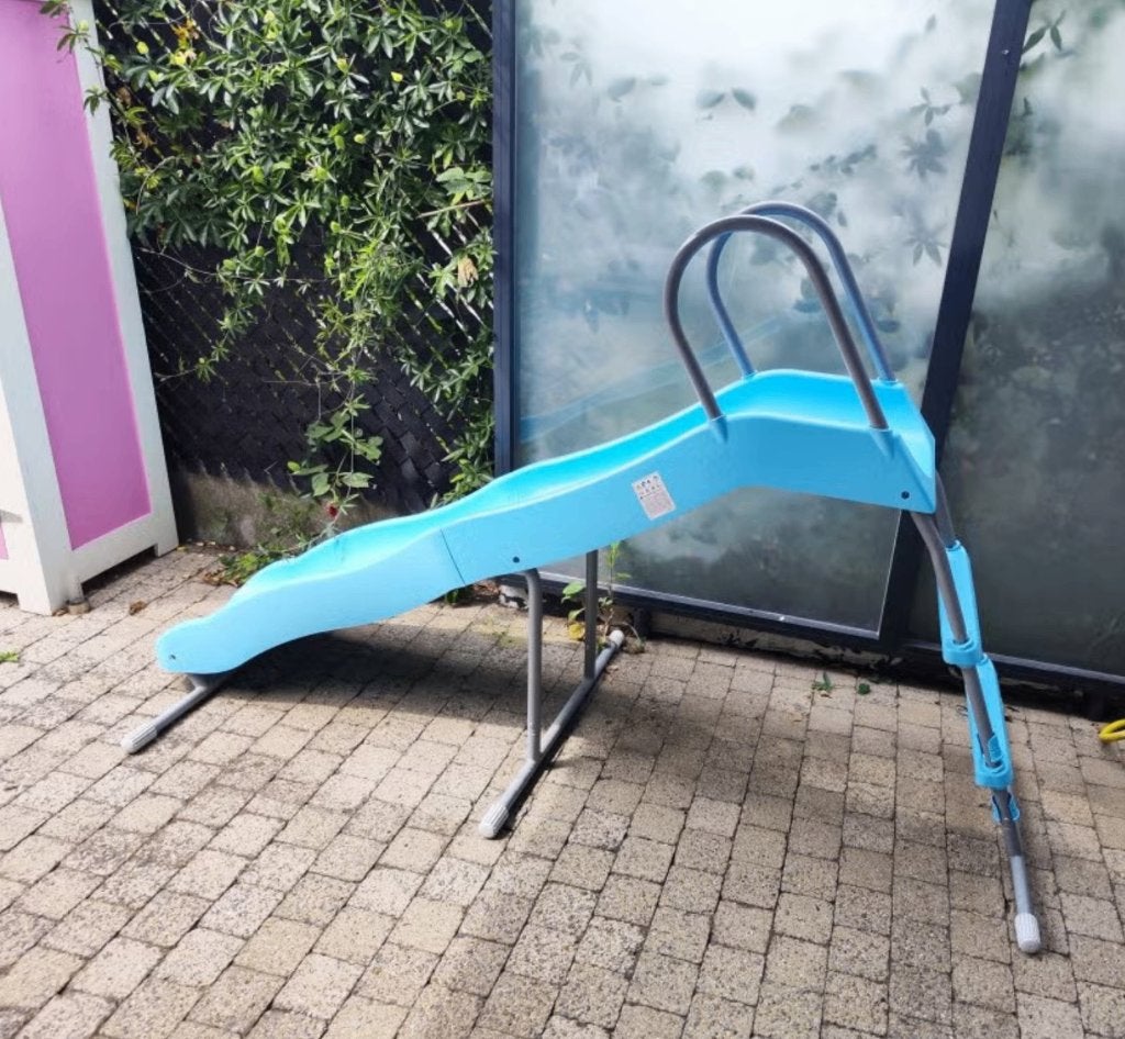 Glijbaan Blauw ZGAN Intex, Ophalen, Zo goed als nieuw, Glijbaan