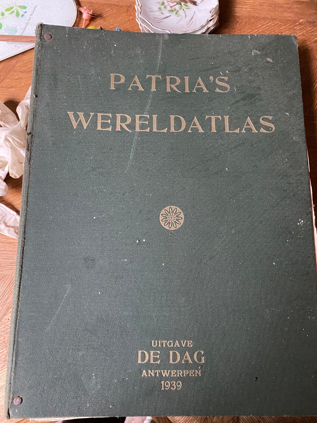 Antieke Patria’s wereldatlas uit 1939, Overige atlassen, 1800 tot 2000, Wereld, Ophalen