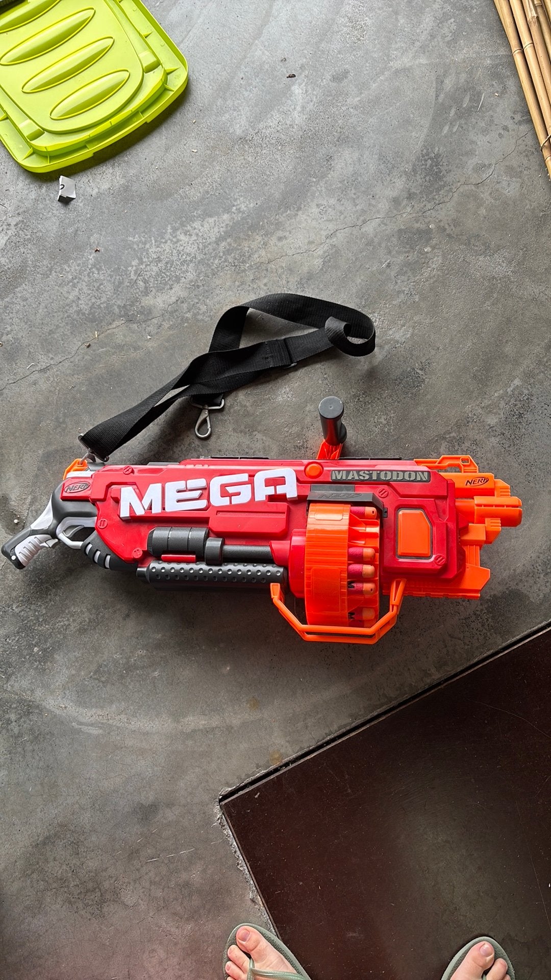 Mega Nerf, Ophalen, Gebruikt