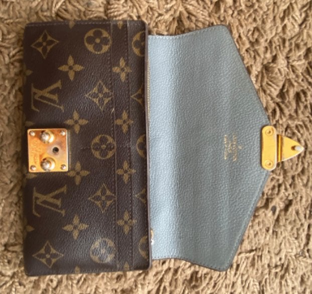 portefeuille louis vuitton, Gebruikt, Bruin, Leder, Ophalen