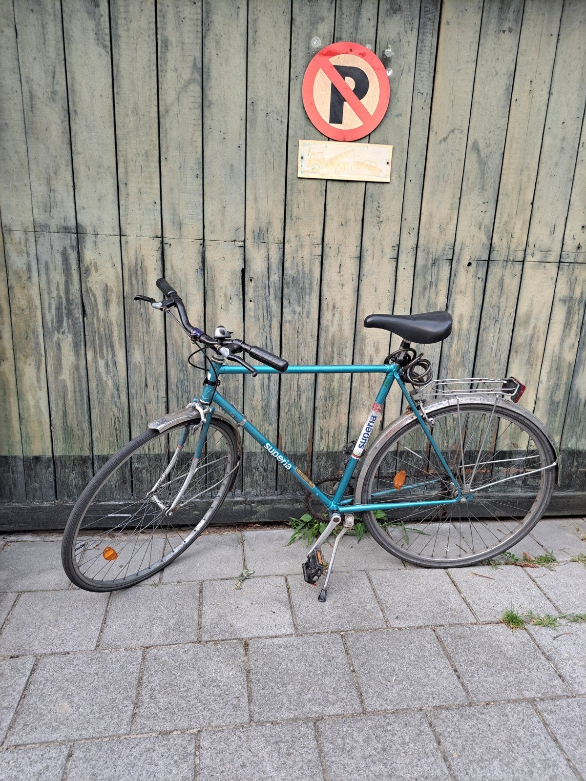 Vintage Superia fiets, Ophalen