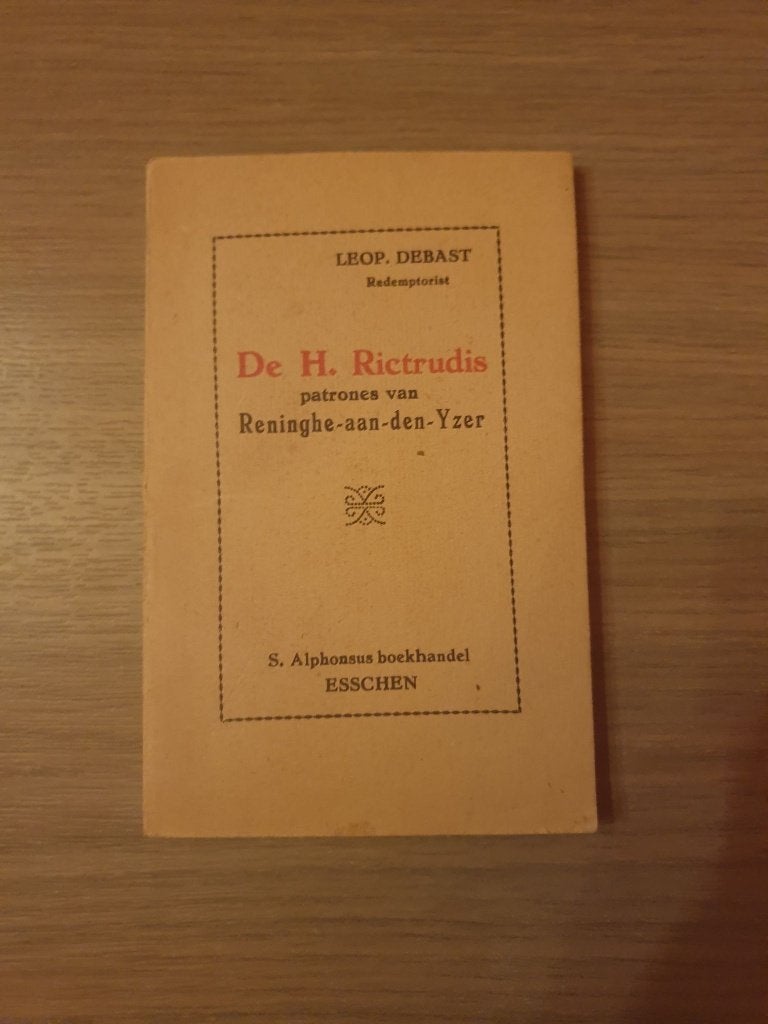RENINGE De H. Rictrudis, patrones van Reninghe-aan-den-Yzer., Ophalen of Verzenden, Gelezen