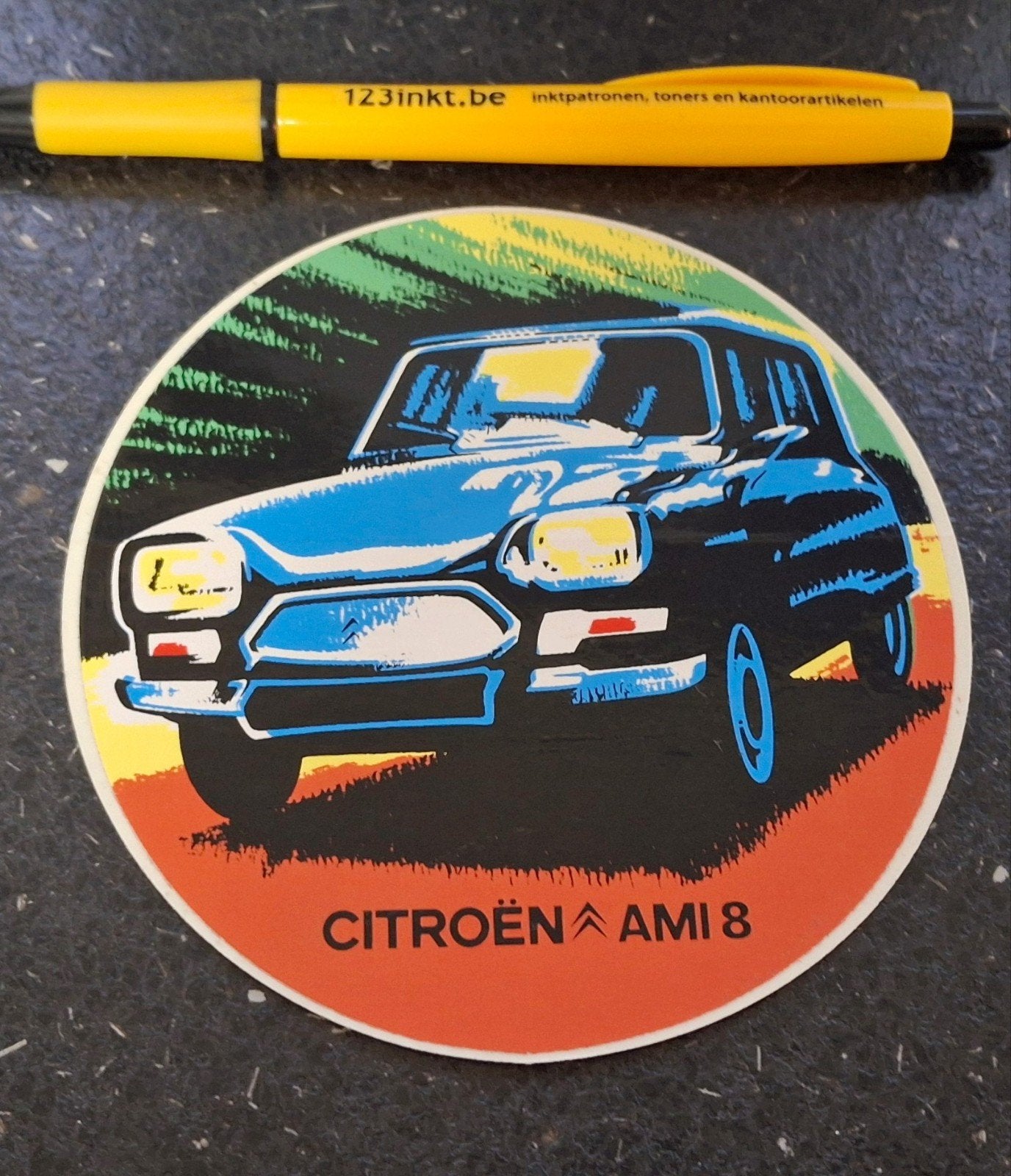 autocollant de marque de voiture Citroën Ami8 Ami 8, Enlèvement ou Envoi, Comme neuf, Voiture ou Moto