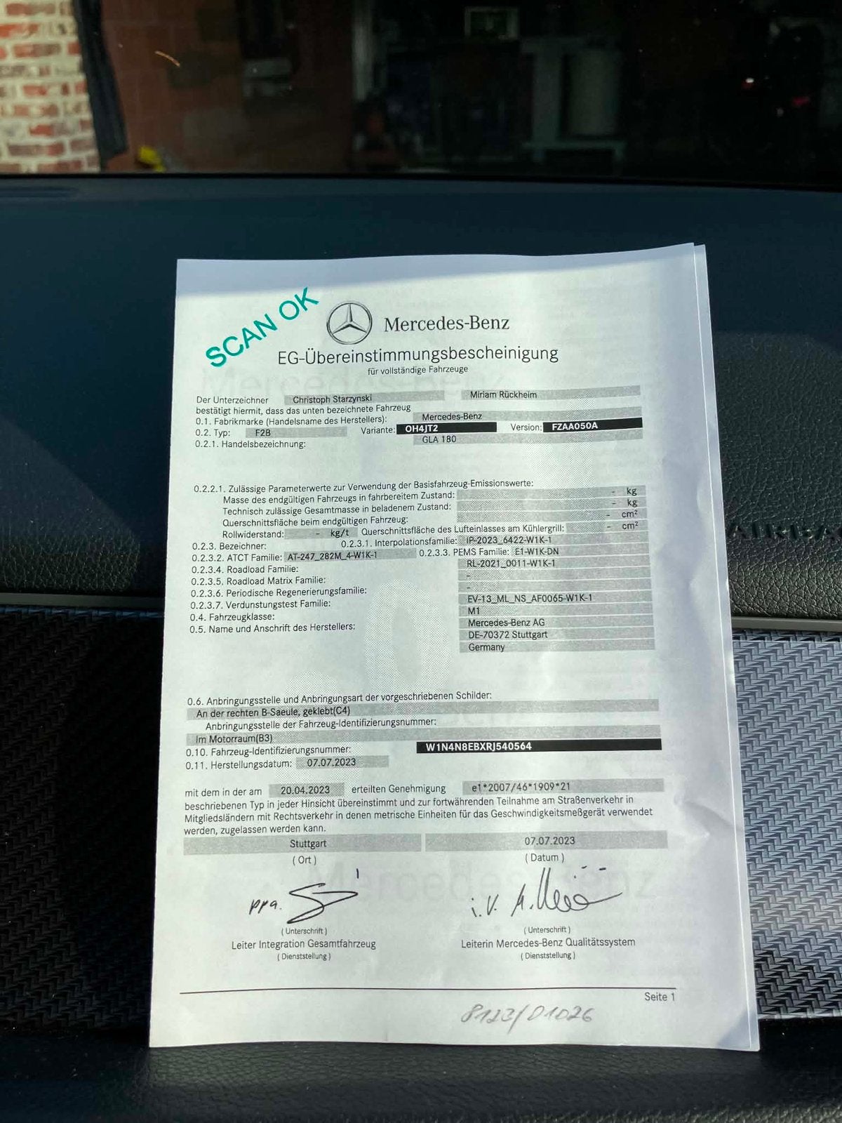 Mercedez -benz gla 180, Autos, Mercedes-Benz, Cuir, Achat, Euro 6, Carnet d'entretien