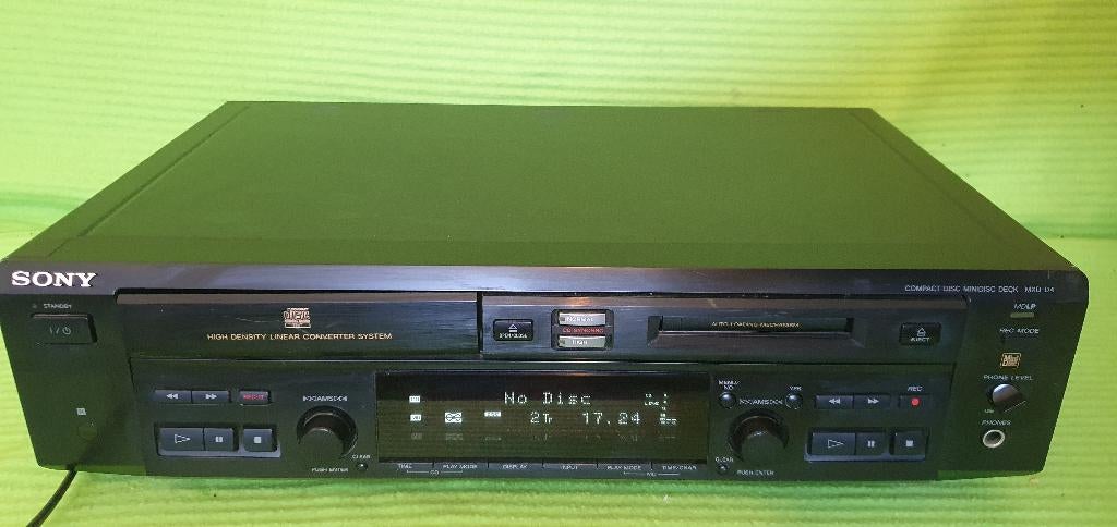Sony minidisc mxd-d4, Enlèvement, Lecteur MiniDisc