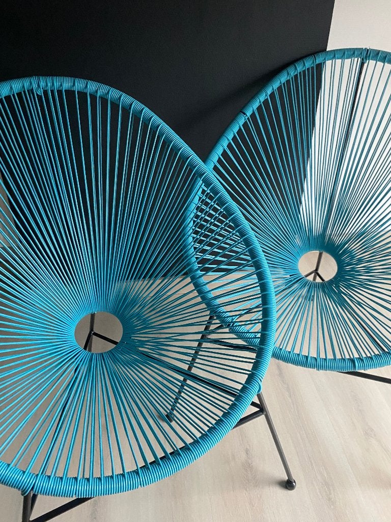 Lounge zeteltjes, Tuin en Terras, Tuinsets en Loungesets, Ophalen, Zo goed als nieuw, Kunststof, Loungeset