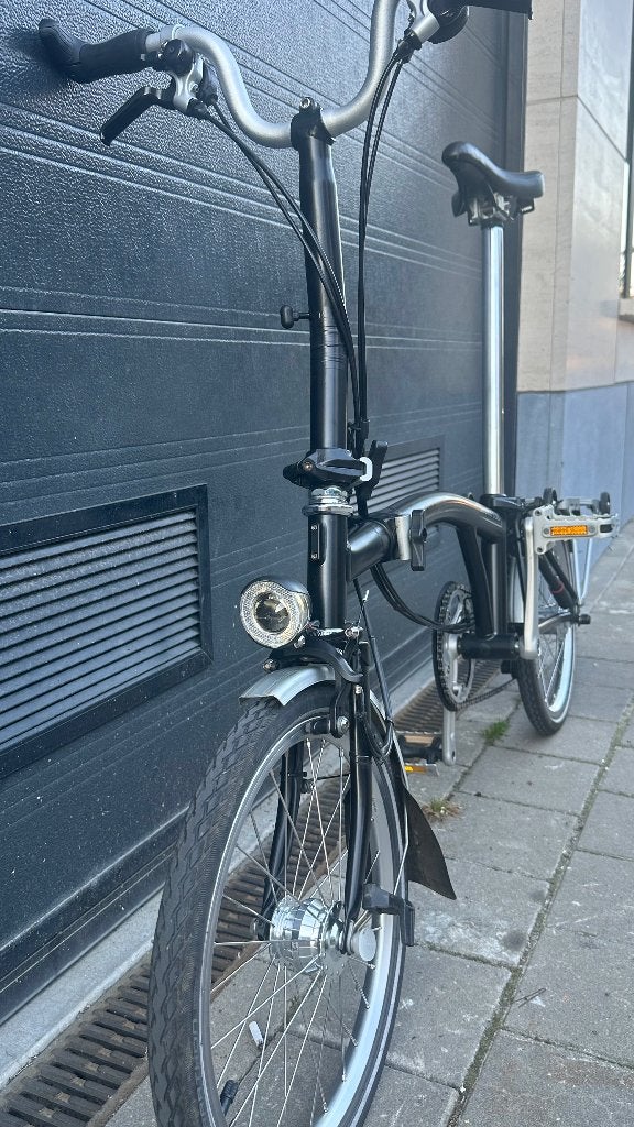 Brompton zwarte M6R zwarte dynamonaaf 6 versnellingen, Ophalen, Brompton, Velgrem, 14 tot 16 inch