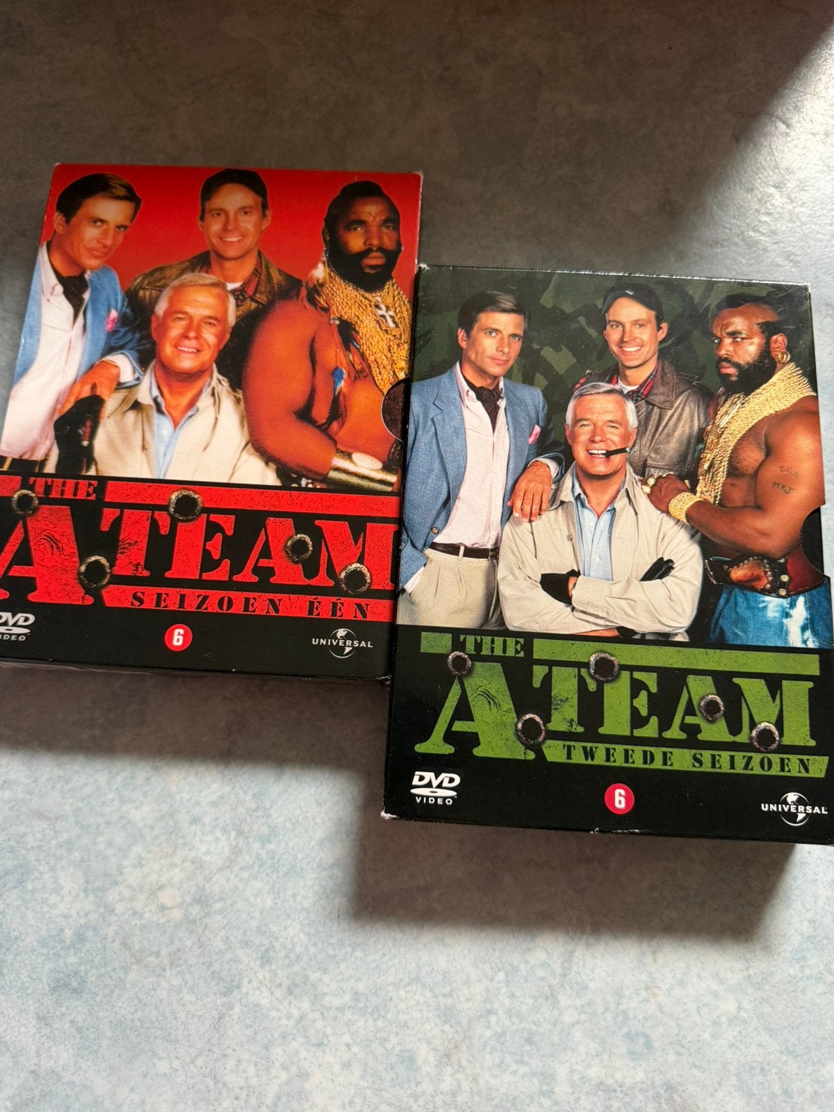 The a-team seizoen 1-2, Cd's en Dvd's, Ophalen of Verzenden, Zo goed als nieuw, Seizoen 1