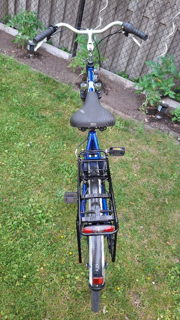 Goede alu. herenfiets ONDERHOUD GEHAD 100% ok + nieuw onderd, Vitesses, Frein sur jante, Comme neuf, Enlèvement