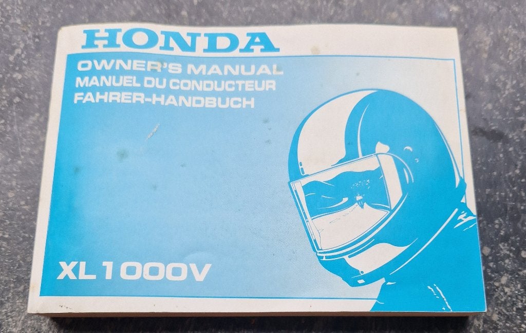 Origineel Honda XL1000V Varadero Instructieboekje, Ophalen of Verzenden, Honda