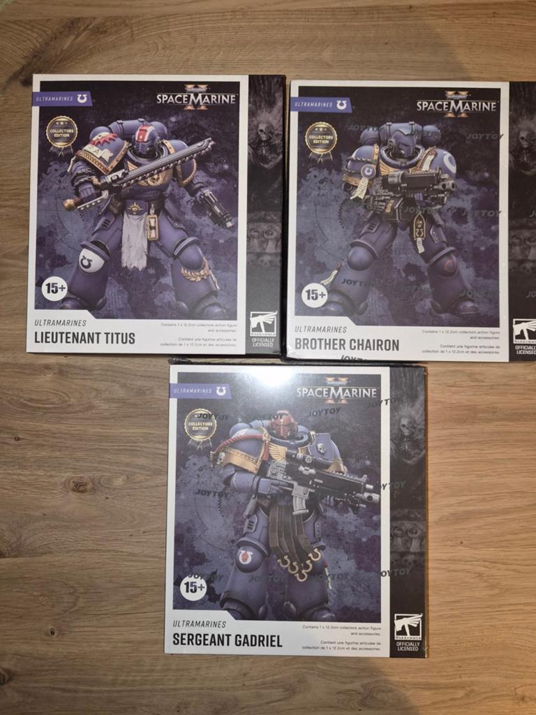 Joytoy Warhammer sm2 collector edition. 3 figurines 1/18
