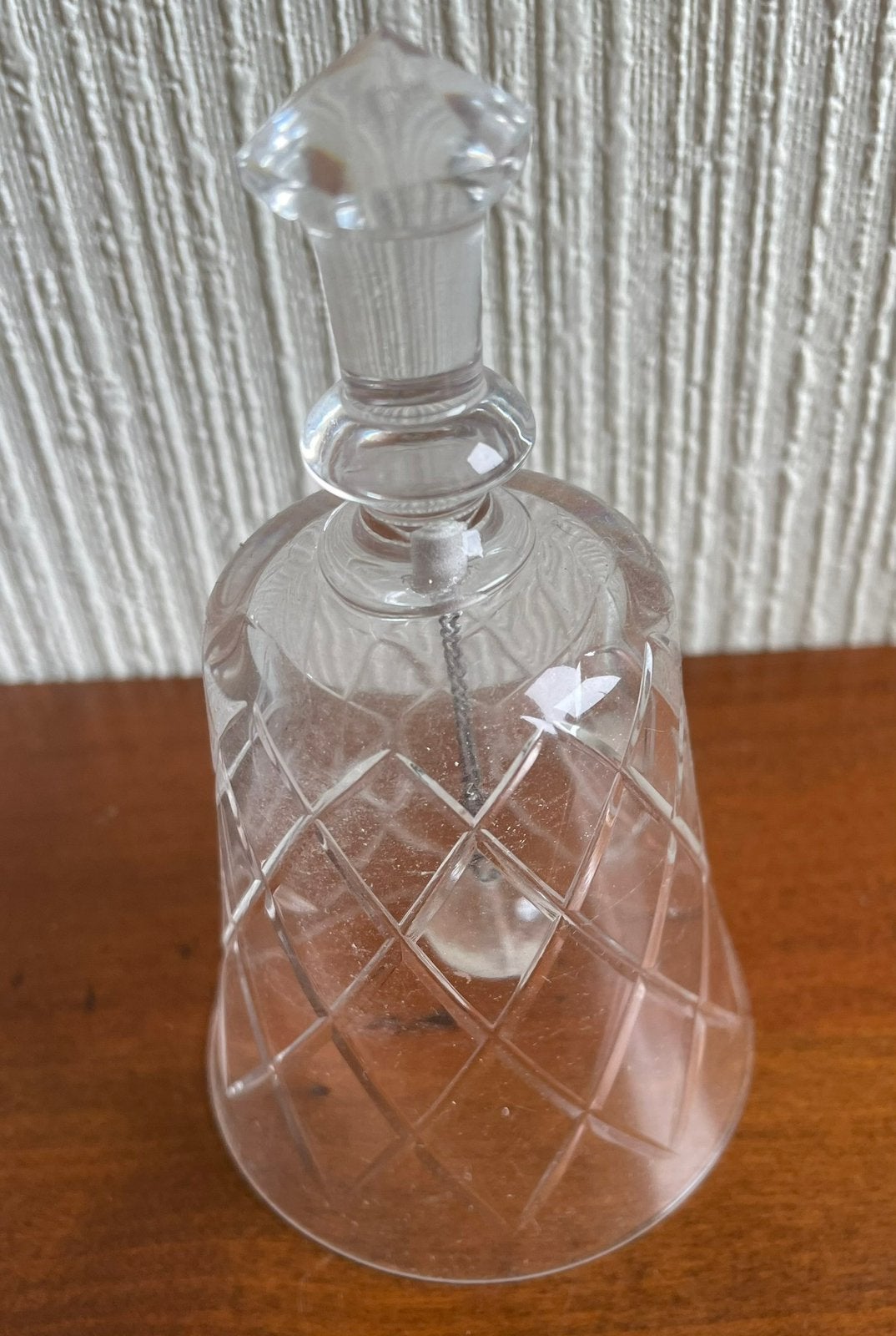 Ancienne petite cloche en cristal du Val St Lambert, Enlèvement ou Envoi